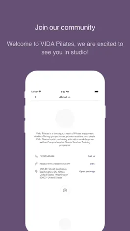 Game screenshot VIDA Pilates Booking hack