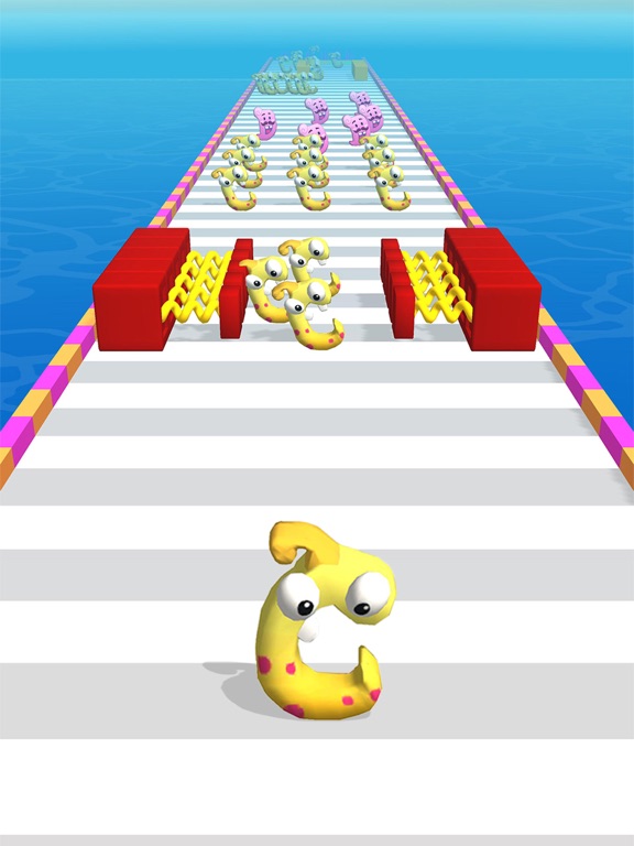 Screenshot #5 pour Letter Race 3D: Run & Merge