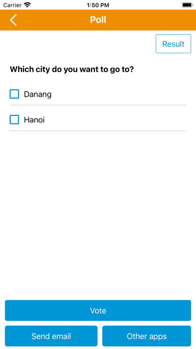 ZingPoll Screenshot