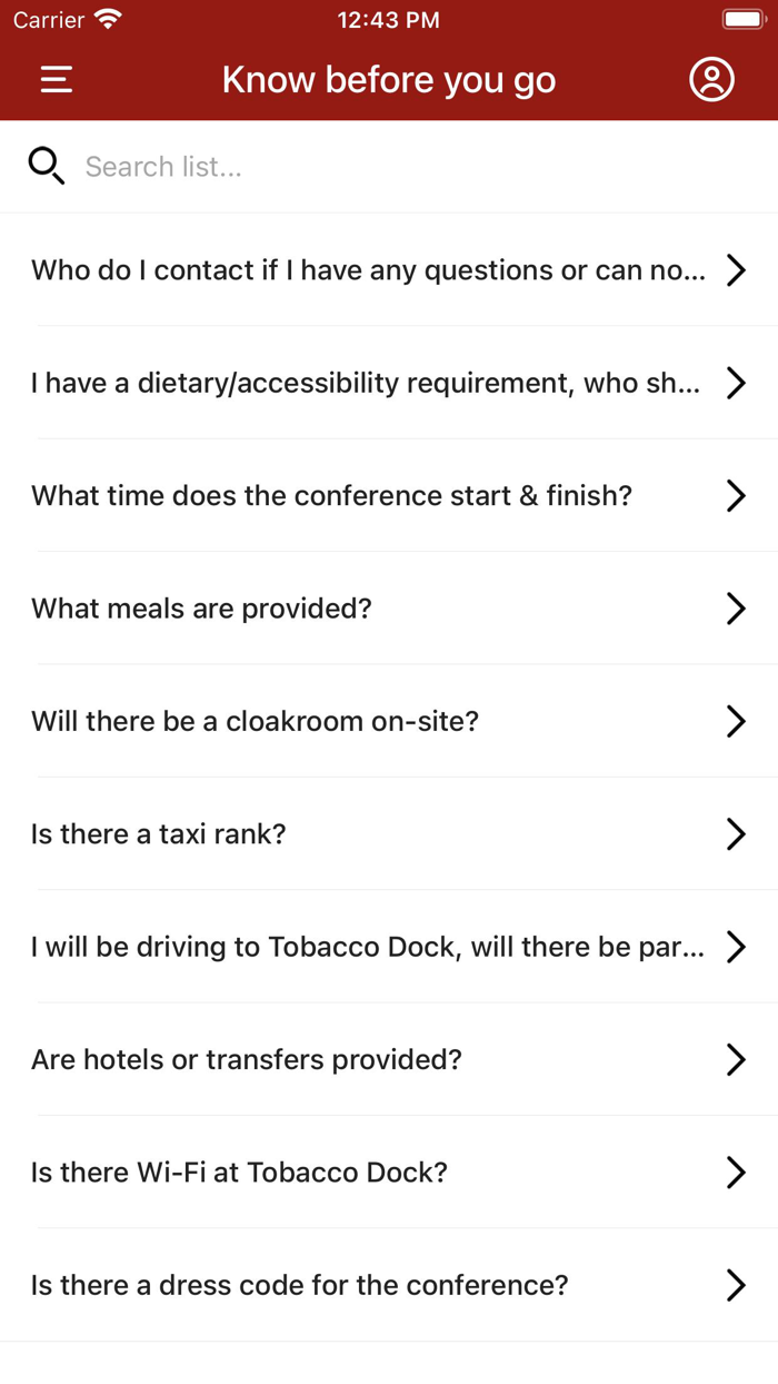 Virgin Atlantic Events