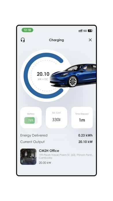EV Energy Charging Screenshot