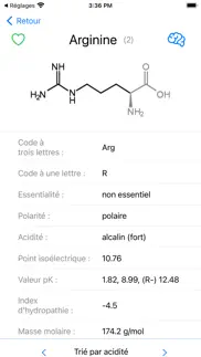 iamino - amino acids iphone screenshot 3