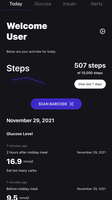 Glucose: Diabetes Manager Screenshot