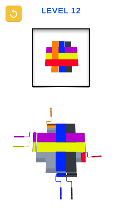 Roller-Paint Splat Color Game Screenshot