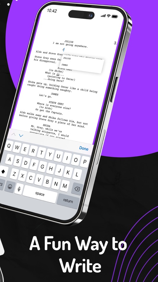 #5. Stratword - Script Writing (iOS) By: Patrick Pierre