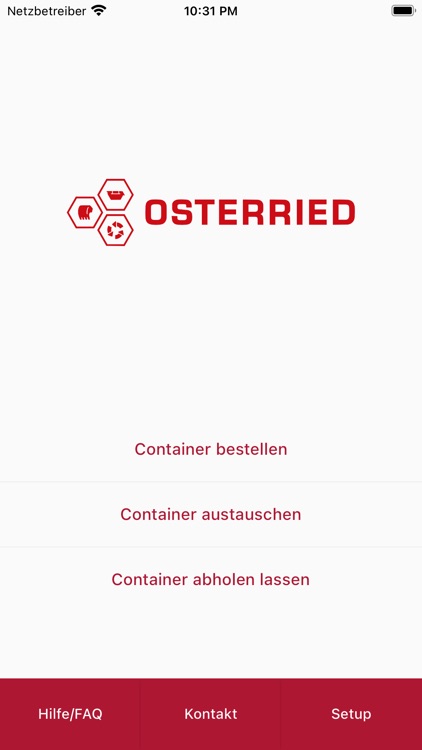 Osterried Container App