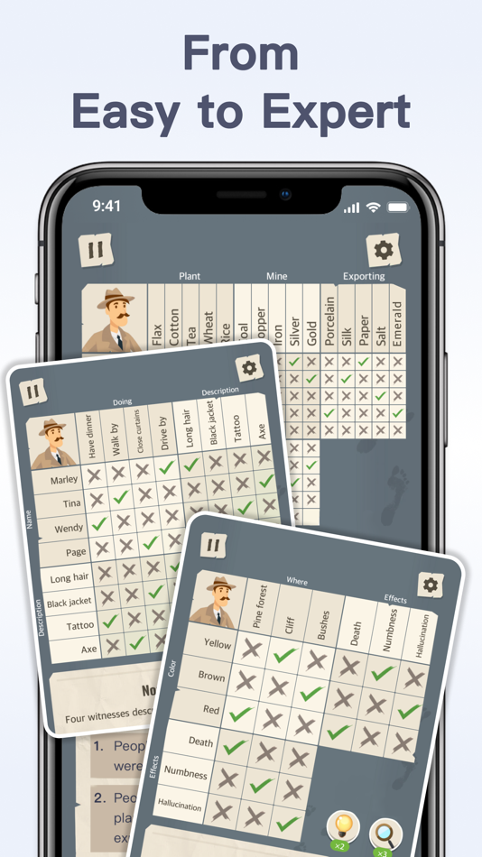#4. Logic Clue Games (iOS) Podle: Hugesoft Technology Co., Ltd.