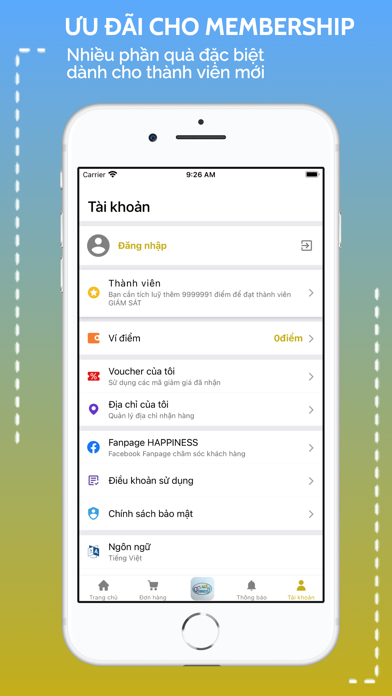 HAPPINESS - Giải Pháp Bán Hàng Screenshot