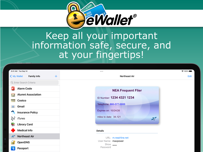 eWallet - Password Manager