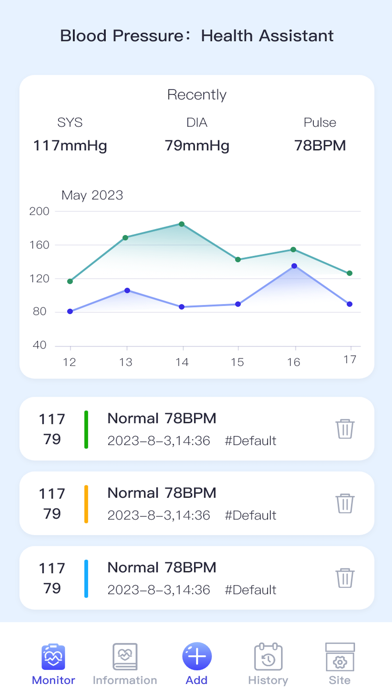 Blood Pressure:Healthy Partner Screenshot
