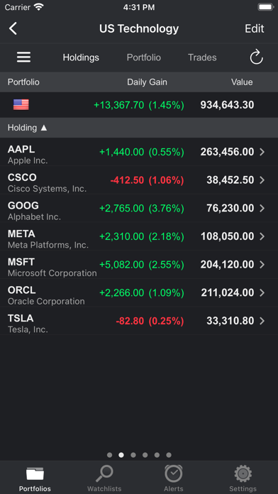 Portfolio Trader-Stock Tracker Screenshot