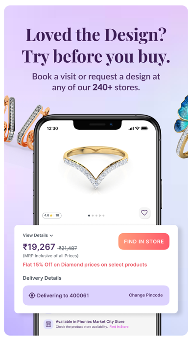 CaratLane - A TATA Product Screenshot