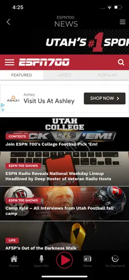 Game screenshot ESPN 700 Radio apk
