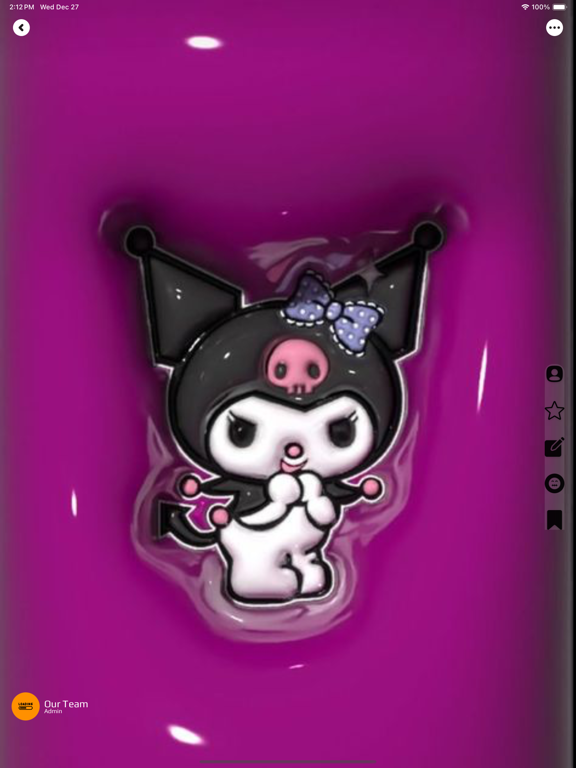 Screenshot #5 pour Funny 3D Kuromi Wallpaper 4k