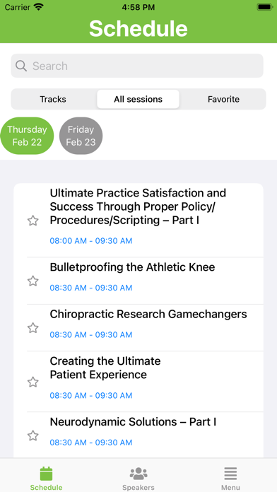 Parker Seminars Las Vegas 2024 Screenshot