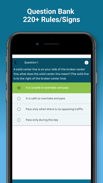 Ontario G1 Test Preparation Screenshot