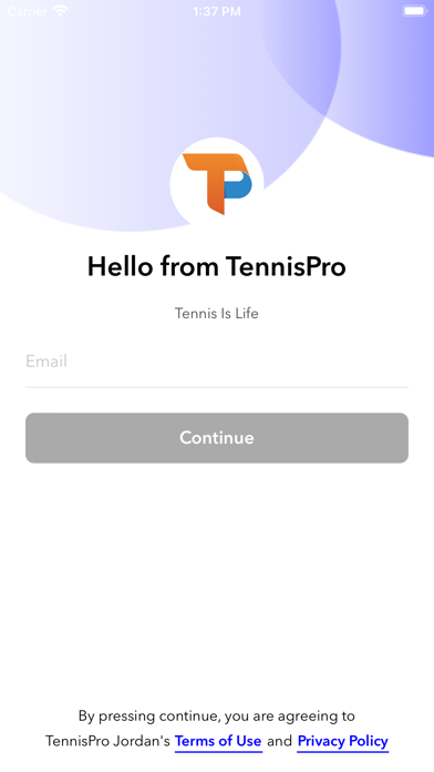 TennisPro Jordan Screenshot