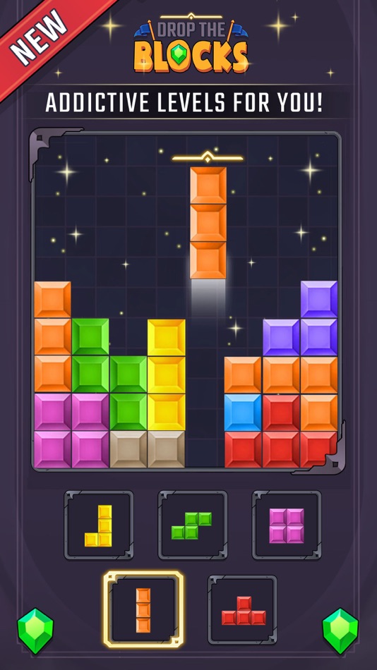 #2. Drop Blocks Puzzle (iOS) 由: LITTLE HEDGEHOGS LIMITED