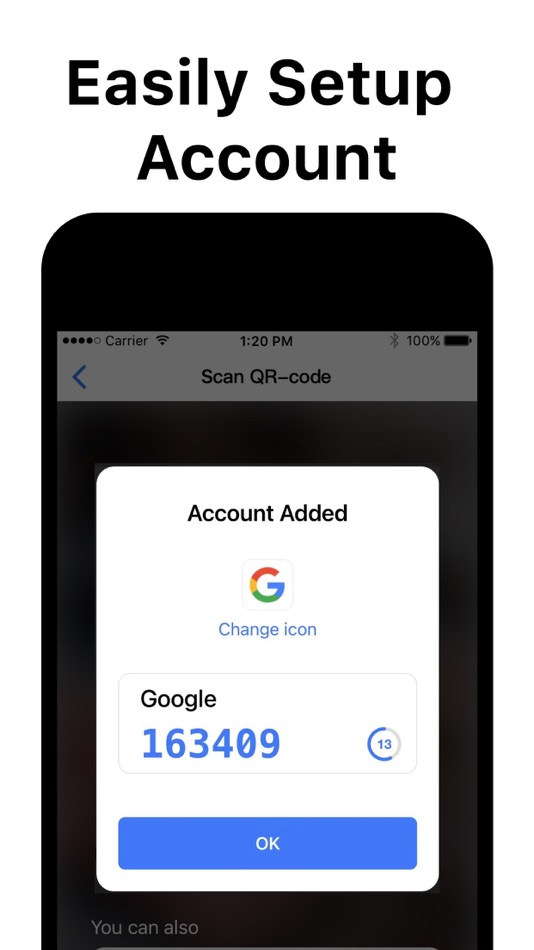 #3. Authenticator App ' (iOS) 由: 维倩 李