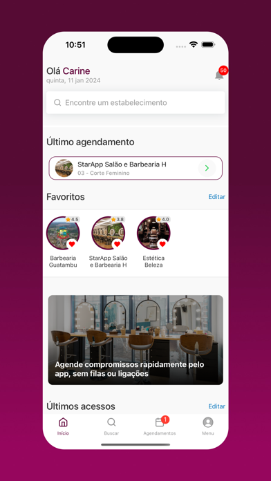 Screenshot #1 pour AppBeleza: Cliente
