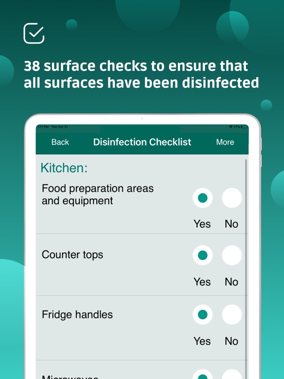 Screenshot #5 pour Disinfection Checklist COVID19