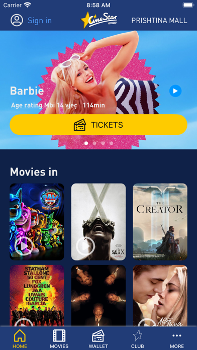 CineStar Cinemas Kosovo Screenshot