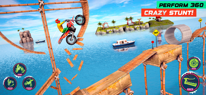 Bike Stunt 3D Motorcycle Games