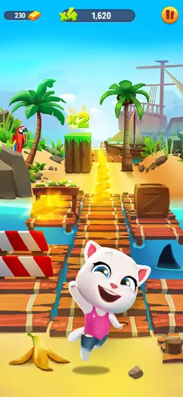 Game screenshot Говорящий Том: бег за золотом apk