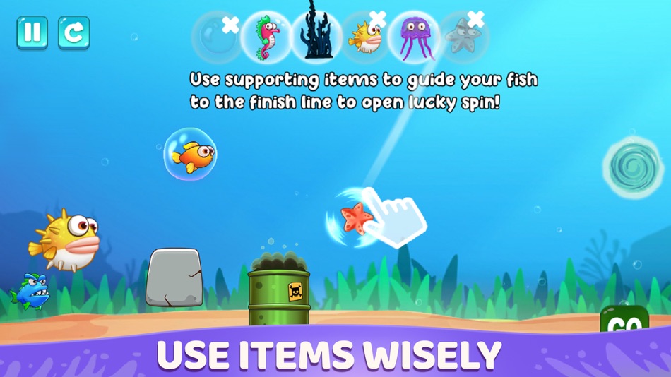 #3. Fish Journey: Draw to Save (iOS) 由: TIGER GAMES JSC