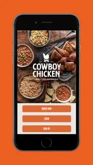 cowboy chicken iphone screenshot 1