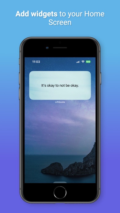 LiftQuote: Daily Motivation Screenshot