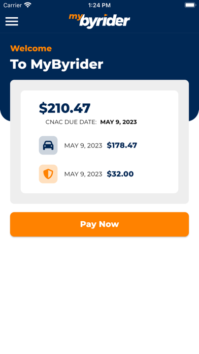 MyByrider Screenshot