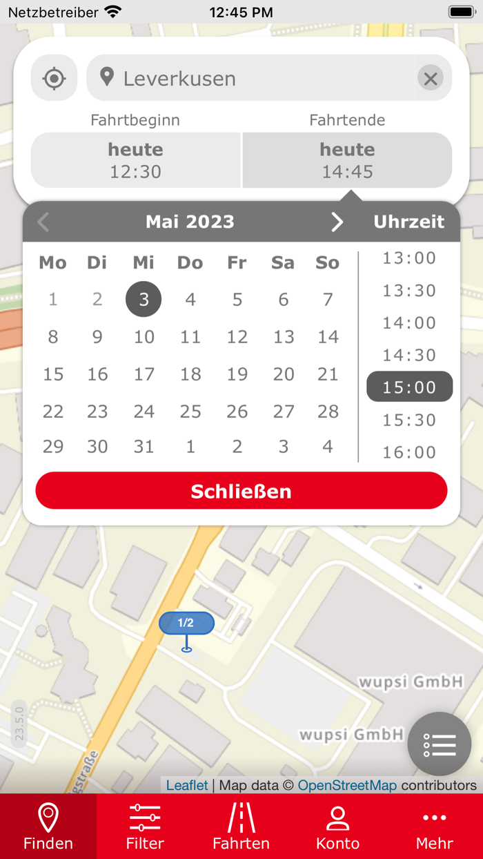 wupsiCar - Carsharing