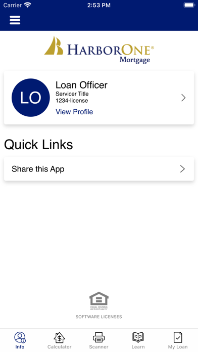 myHOME by HarborOne Mortgage Screenshot