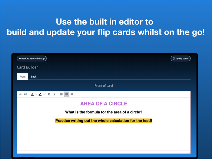 Flash Cards For Study