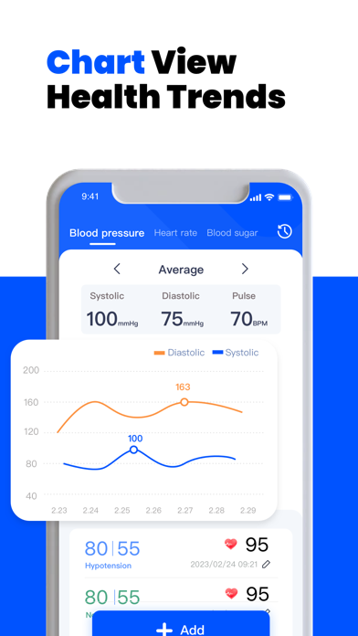 Tracker: Blood Pressure pro Screenshot