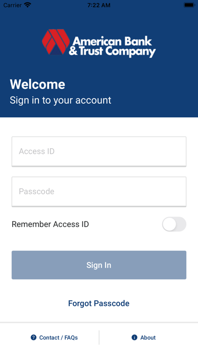 American Bank & Trust Mobile Screenshot