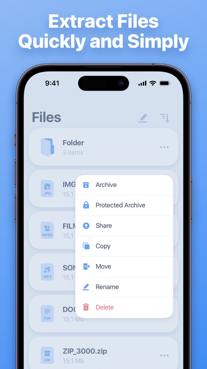 Zip & RAR Opener: UnZip Files
