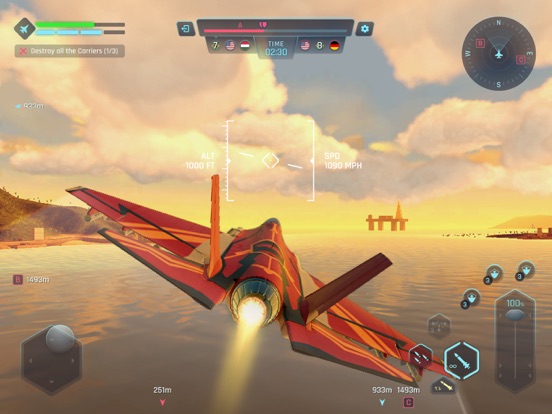 Screenshot #5 pour Sky Warriors : Jeux d'Avion 3D