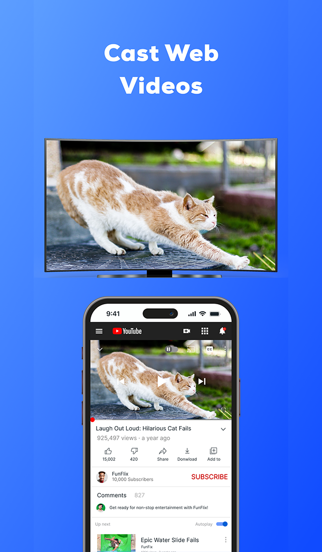 Cast Phone to TV Miracasting