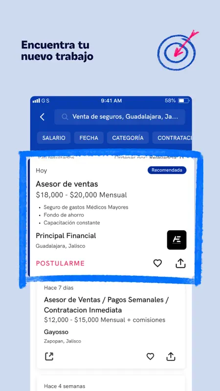 OCC: Tu próximo trabajo aquí screenshot 1 of 5