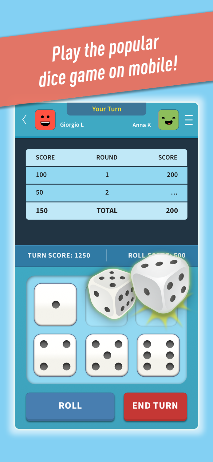 Farkle Friends Dice Game