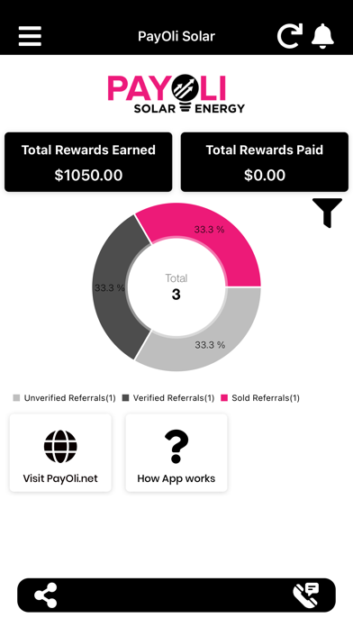 PayOli Solar Screenshot