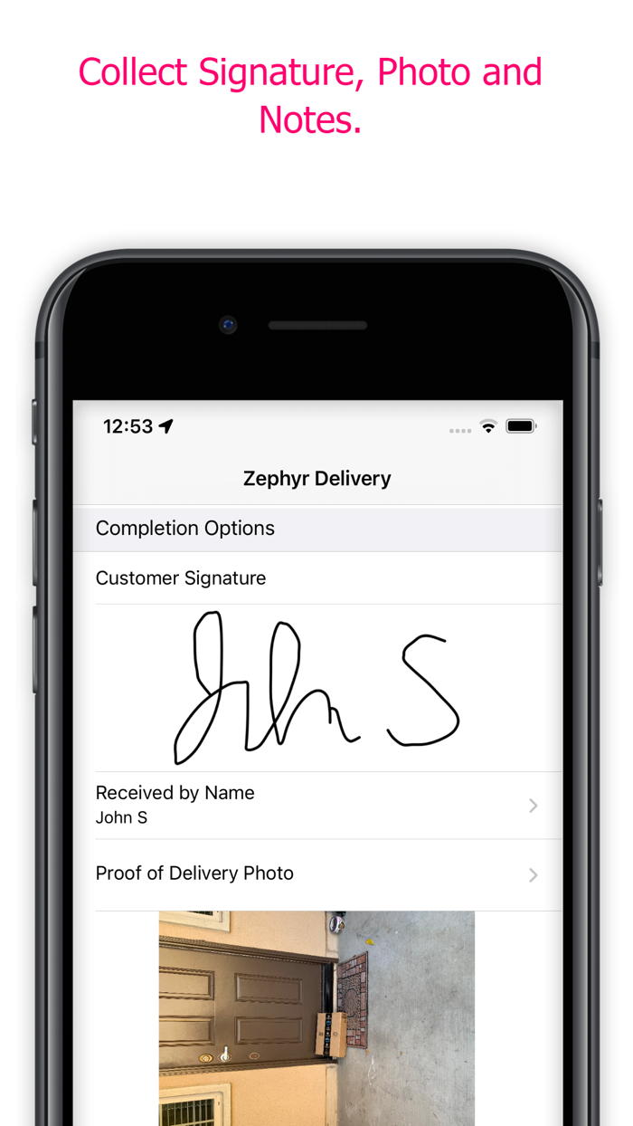 Zephyr Delivery App