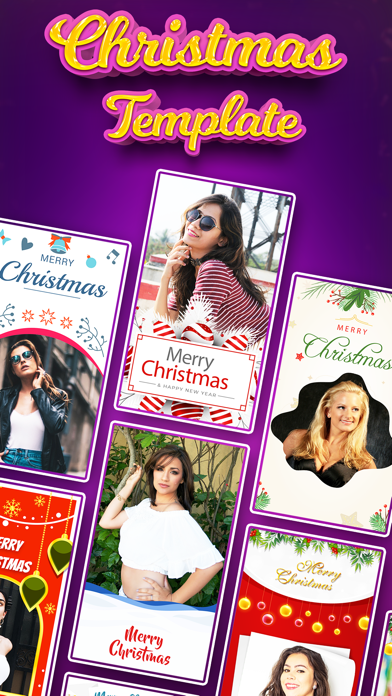 Christmas Photo Frame + Wishes Screenshot