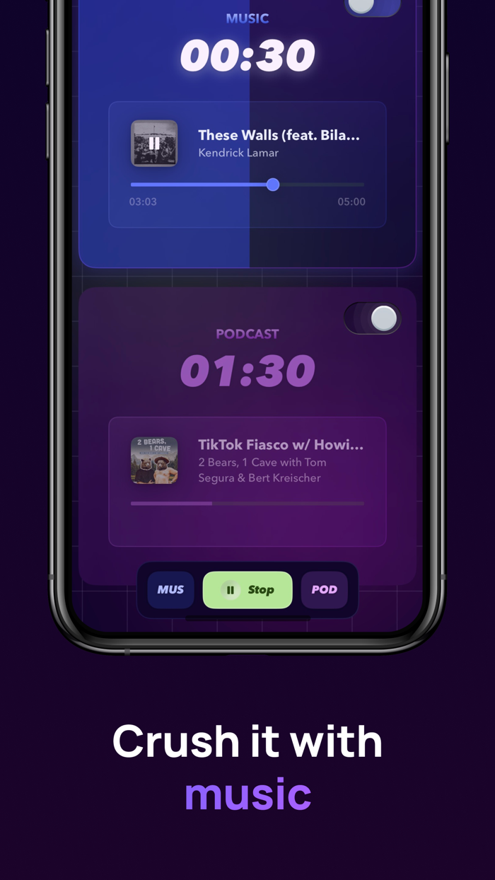 Shift - Workout with podcasts