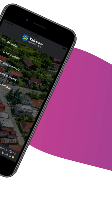 Obec Vajkovce Screenshot