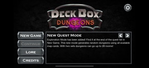 Deck Box Dungeons screenshot #1 for iPhone