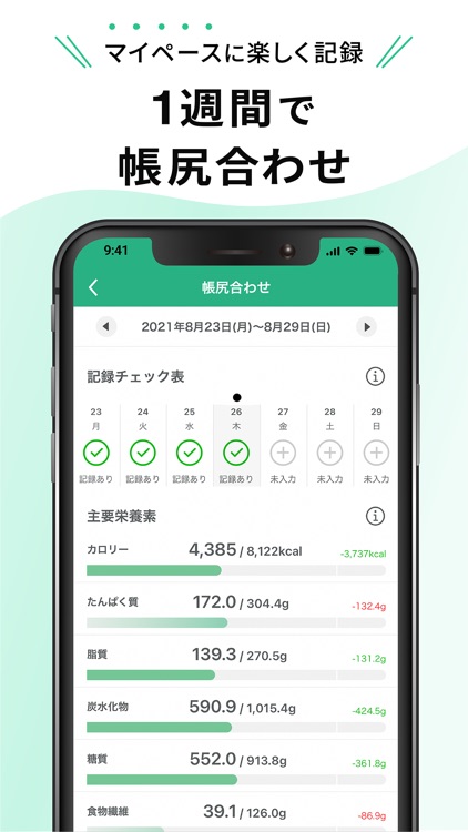 カロミル - ダイエット、カロリー＆PFC管理の健康アプリ screenshot-5