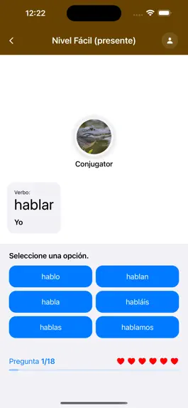Game screenshot Conjugator: Practice Spanish apk